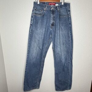 Vtg Levis 569 Jeans 34x34 Loose Straight 2002 Y2K Grunge Baggy Retro Normcore